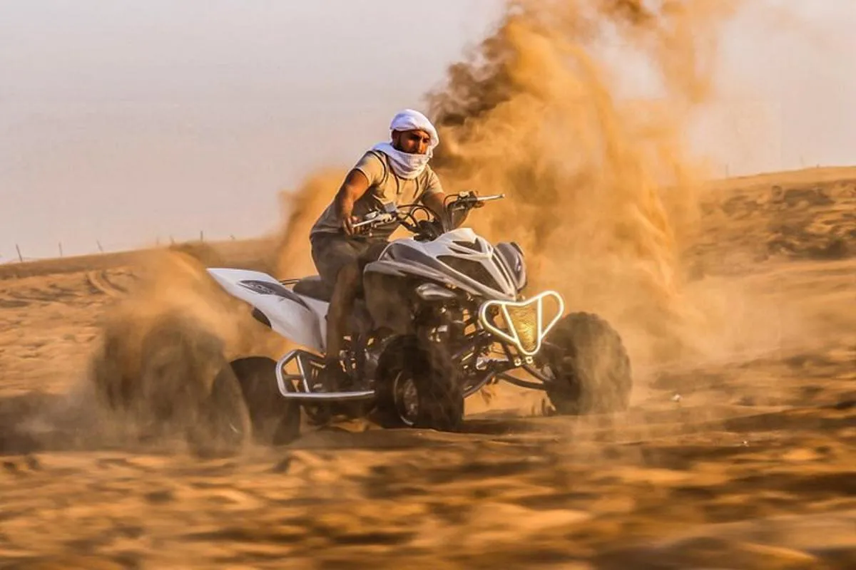 Image 3 of Private 4Hour Desert Adventure: Dune Bashing, Camel Ride & Photos