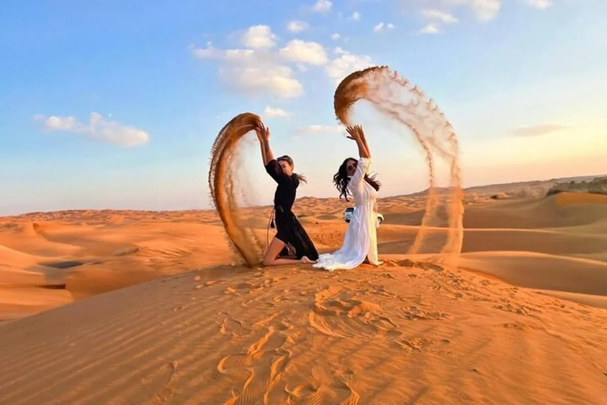 Image 4 of Private 4Hour Desert Adventure: Dune Bashing, Camel Ride & Photos
