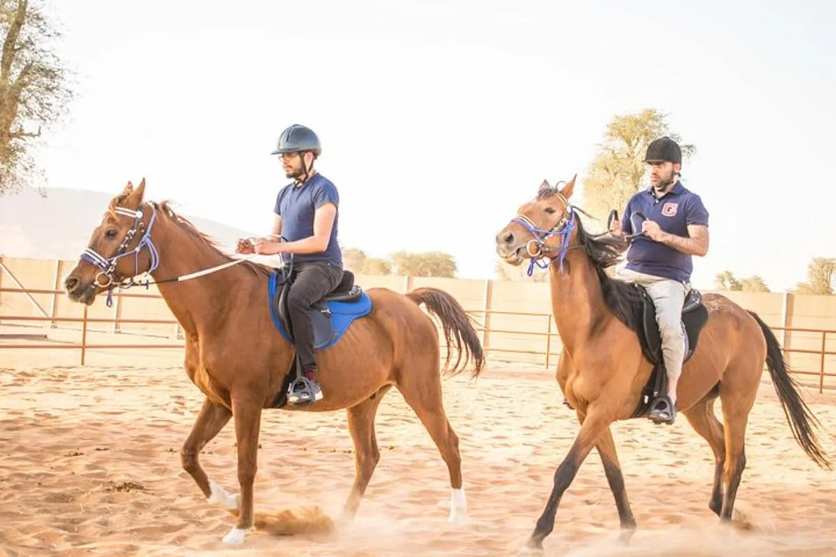 Image 1 of Private 4×4 Mleiha Desert Safari Horse Riding with Museum Visit