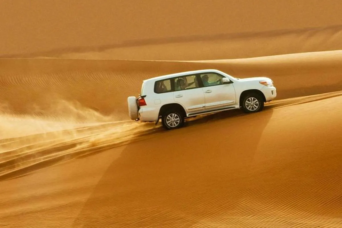 Image 0 of Private Desert Safari Red Dunes with BBQ,Camel Ride,Sand Boarding,Live Shows