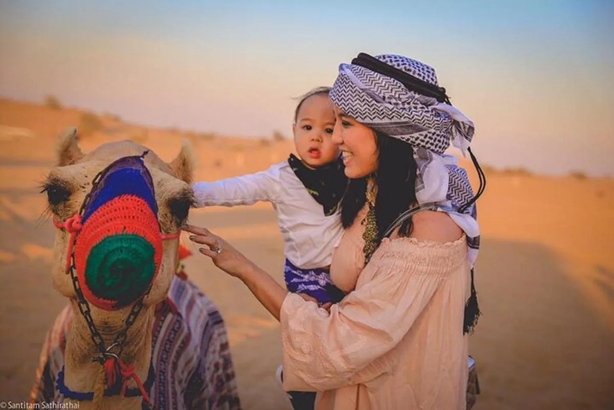 Image 5 of Private Evening Desert Safari with BBQ Dinner, Camel Ride And Sand Boarding