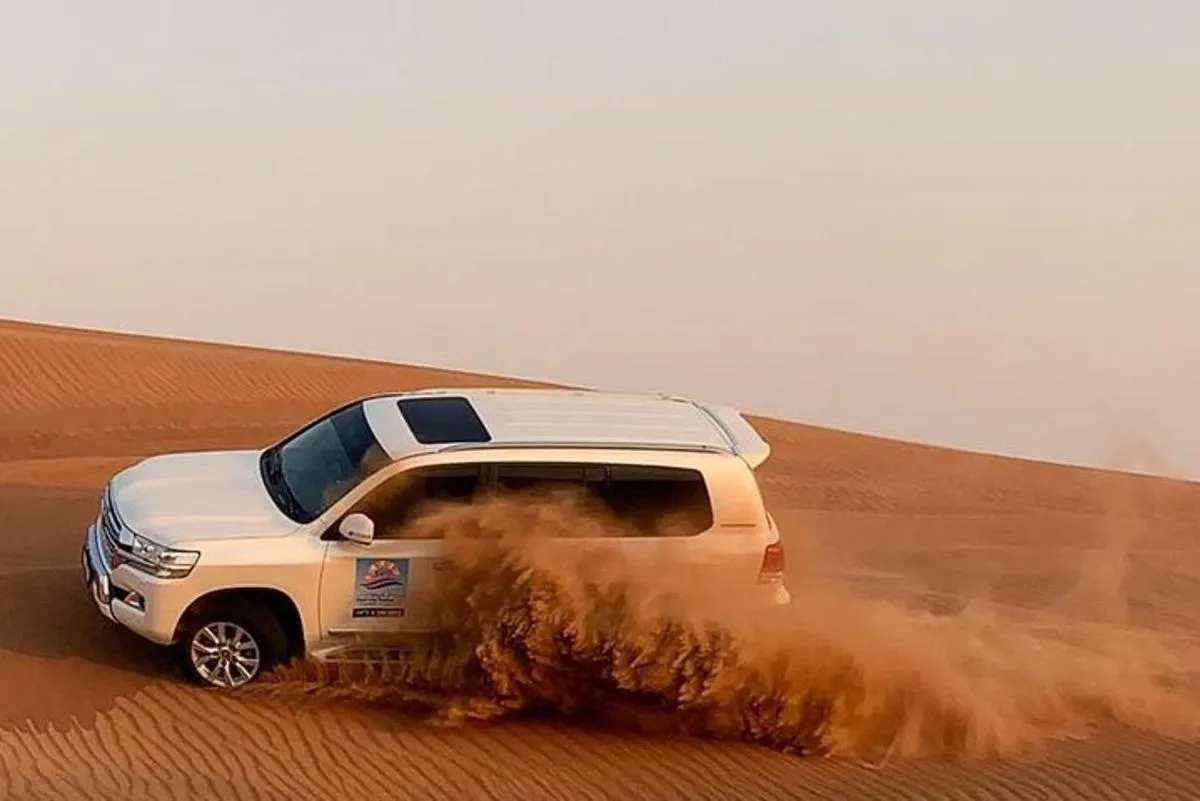 Image 0 of Private Evening Desert Safari with BBQ Dinner & Sand Boarding