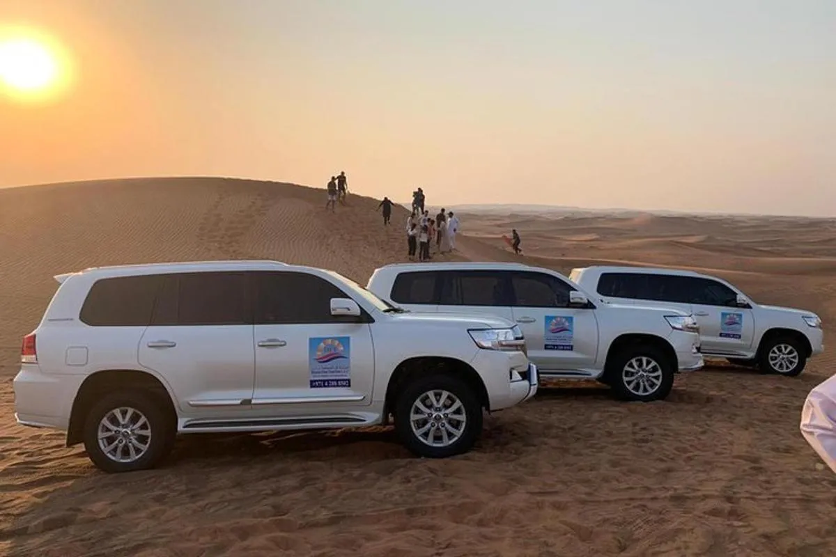 Image 1 of Private Evening Desert Safari with BBQ Dinner & Sand Boarding