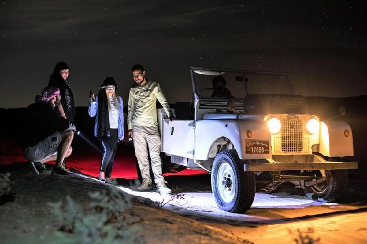 Image 0 of Private Night Vintage Land Rover Desert Safari & Stargazing