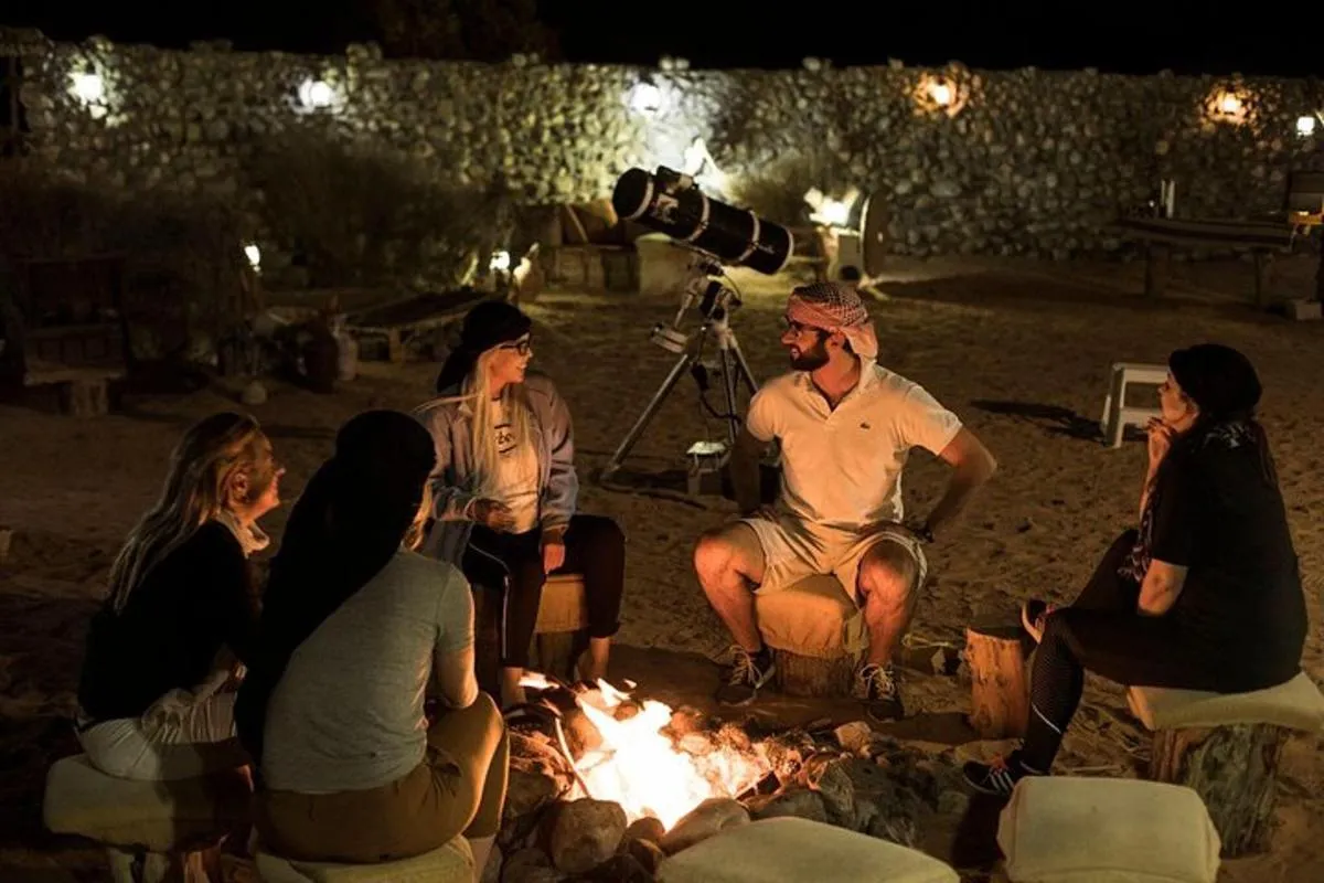 Image 2 of Private Night Vintage Land Rover Desert Safari & Stargazing