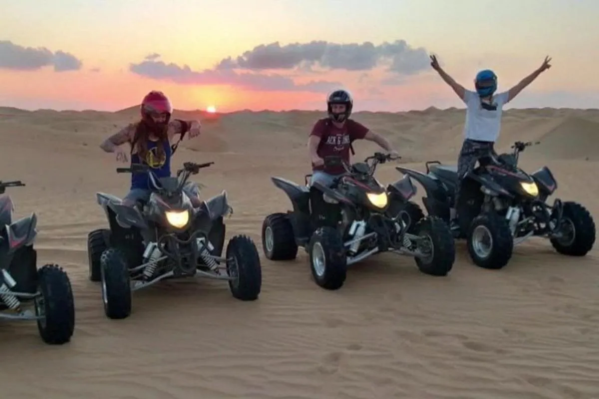 Image 1 of Private Quad Bike Tour through Deep Desert in Dubai
