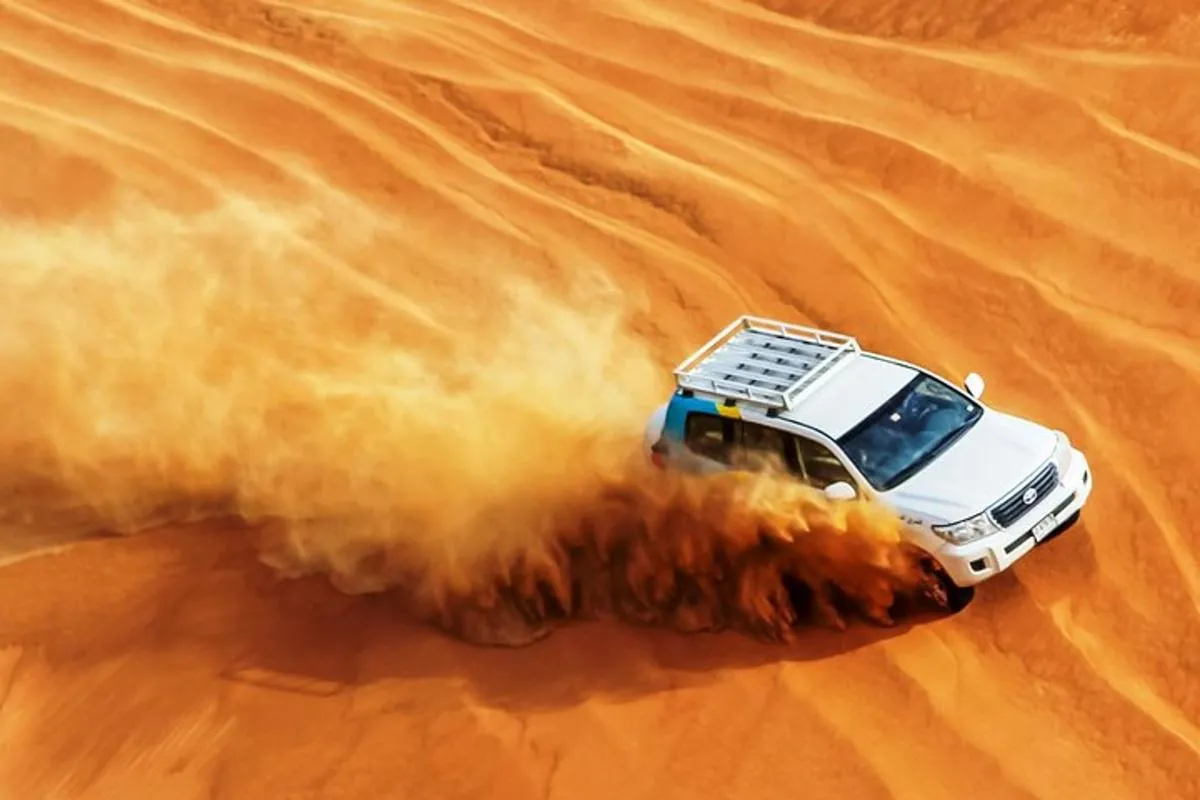 Image 1 of Private Tour : Dubai Desert 4×4 Safari with Camp activities & BBQ Dinner