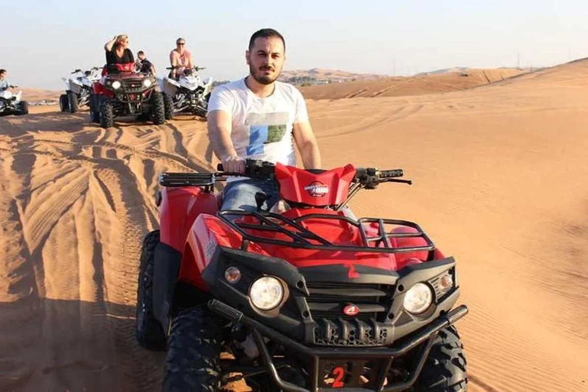 Quad Bike Safari in the Dubai Desert with BBQ Dinner
