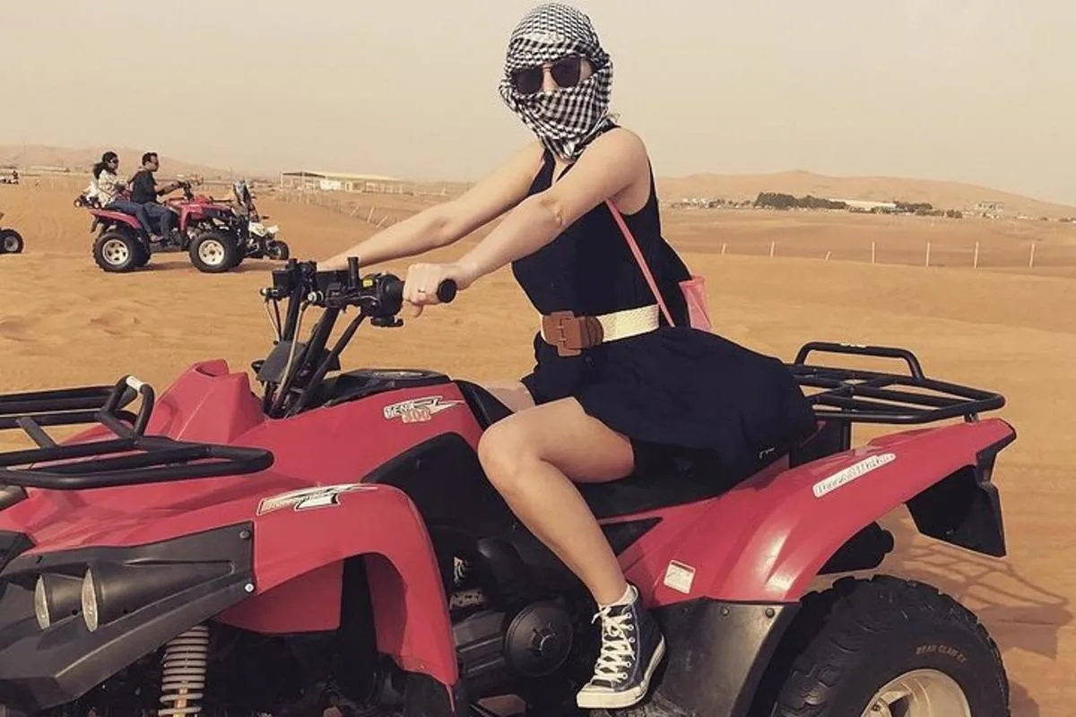Image 2 of Quad Bike Safari in the Dubai Desert with BBQ Dinner