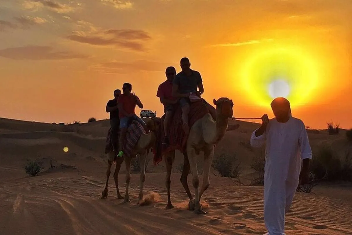 Image 1 of Red Dune Desert Safari with BBQ Dinner, Live Entertainment Show at Bedouin Camp
