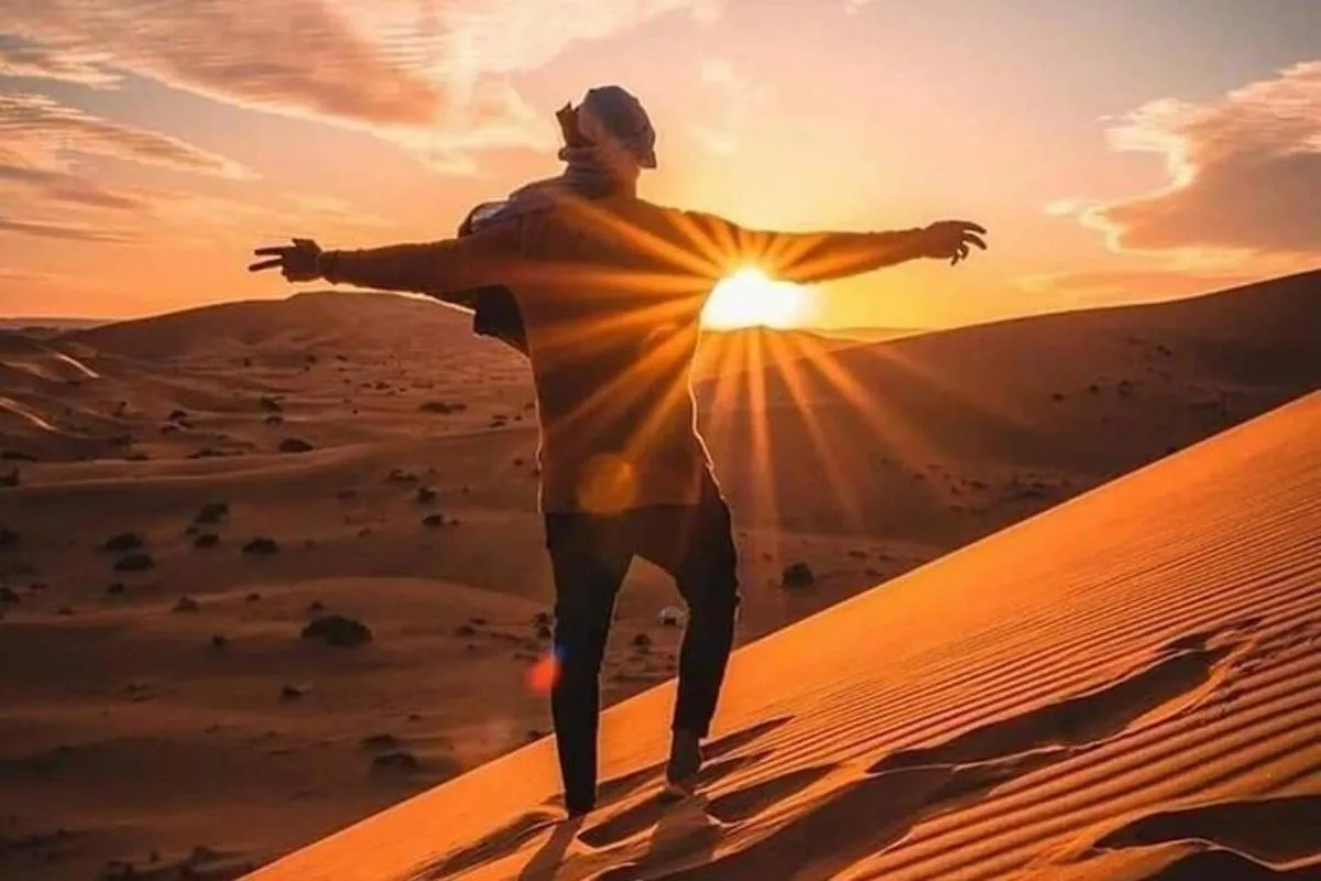 Image 2 of Red Dune Desert Safari with BBQ Dinner, Live Entertainment Show at Bedouin Camp