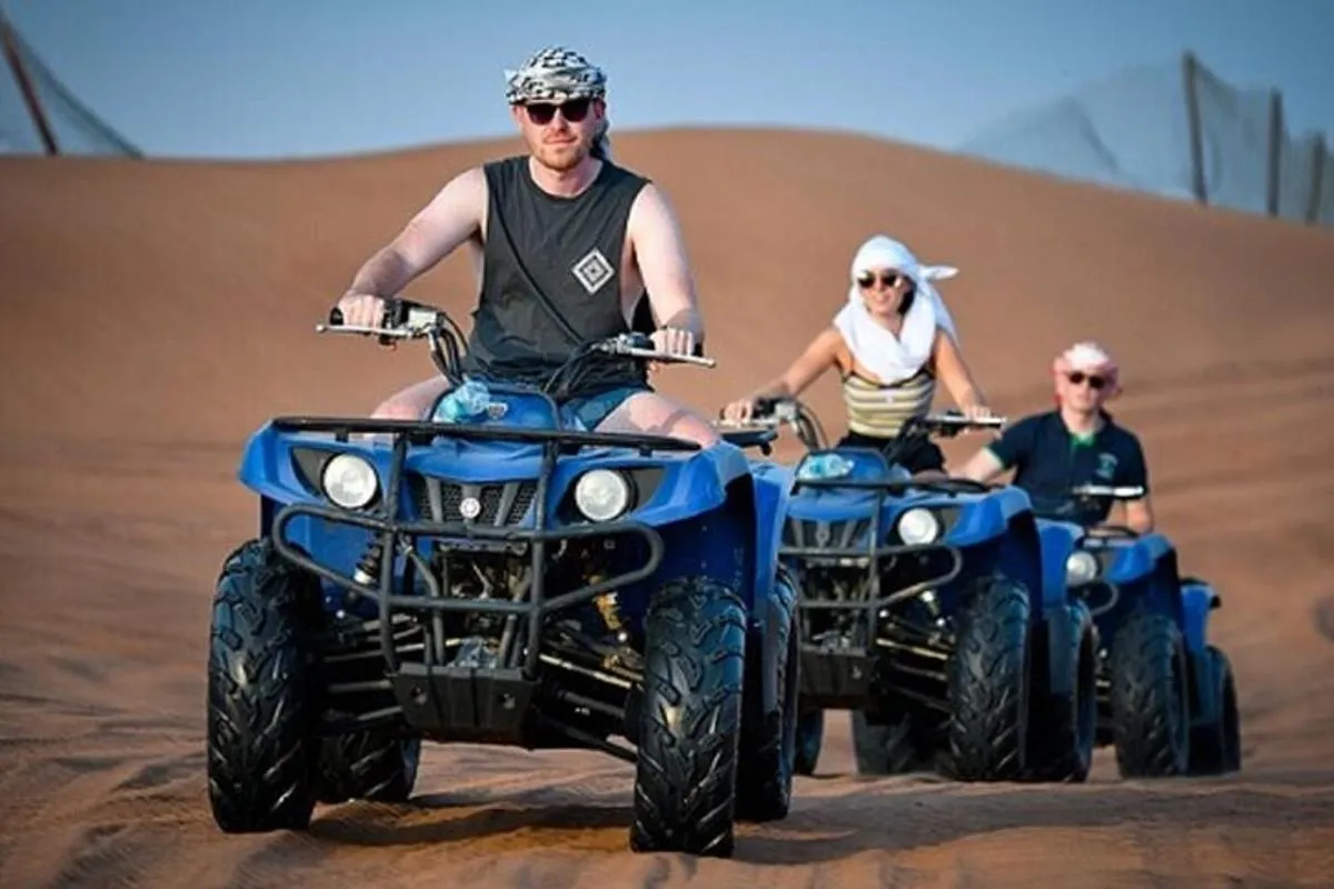 Image 0 of Red Dune Desert Safari with Dinner Quad Bike and Camel Ride