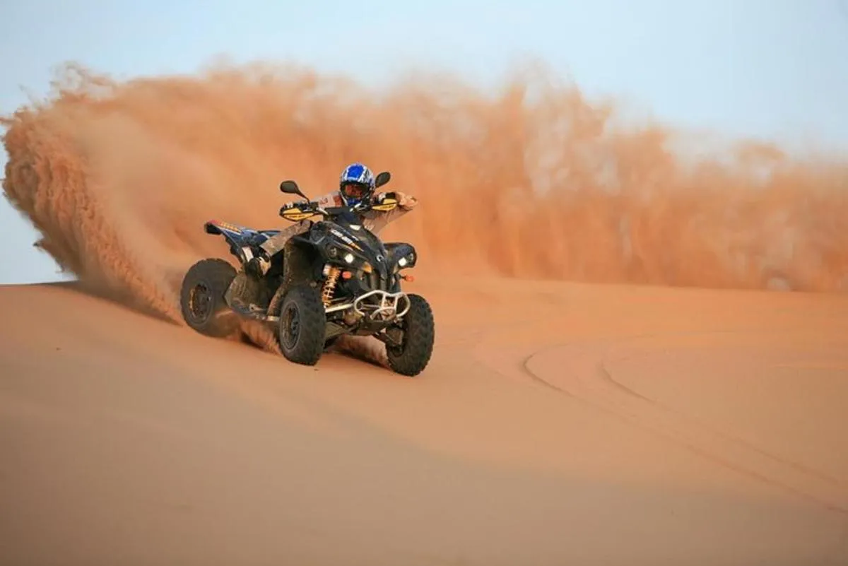 Image 1 of Red Dune Safari with Quad Bike Sand Boarding and Camel Ride