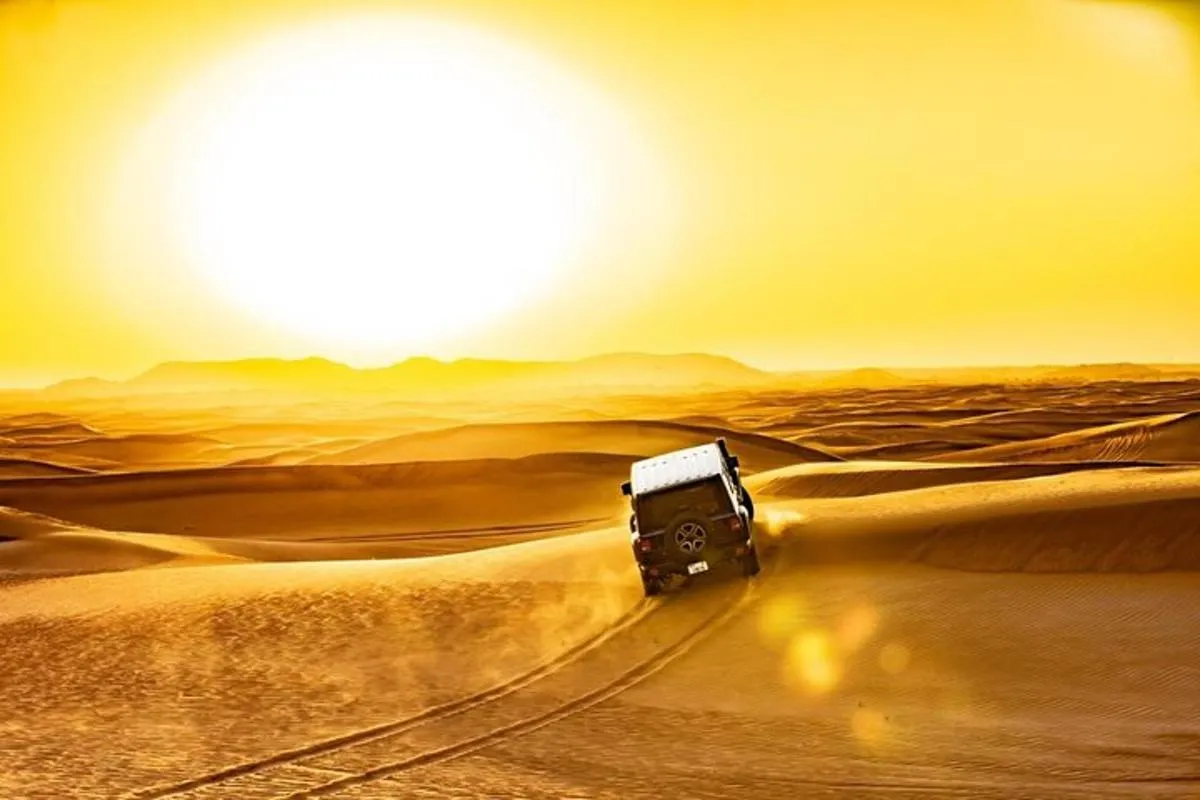 Image 4 of Red Dunes Desert Safari with 4×4 Pick up & Drop, Camel ride, BBQ and Live shows