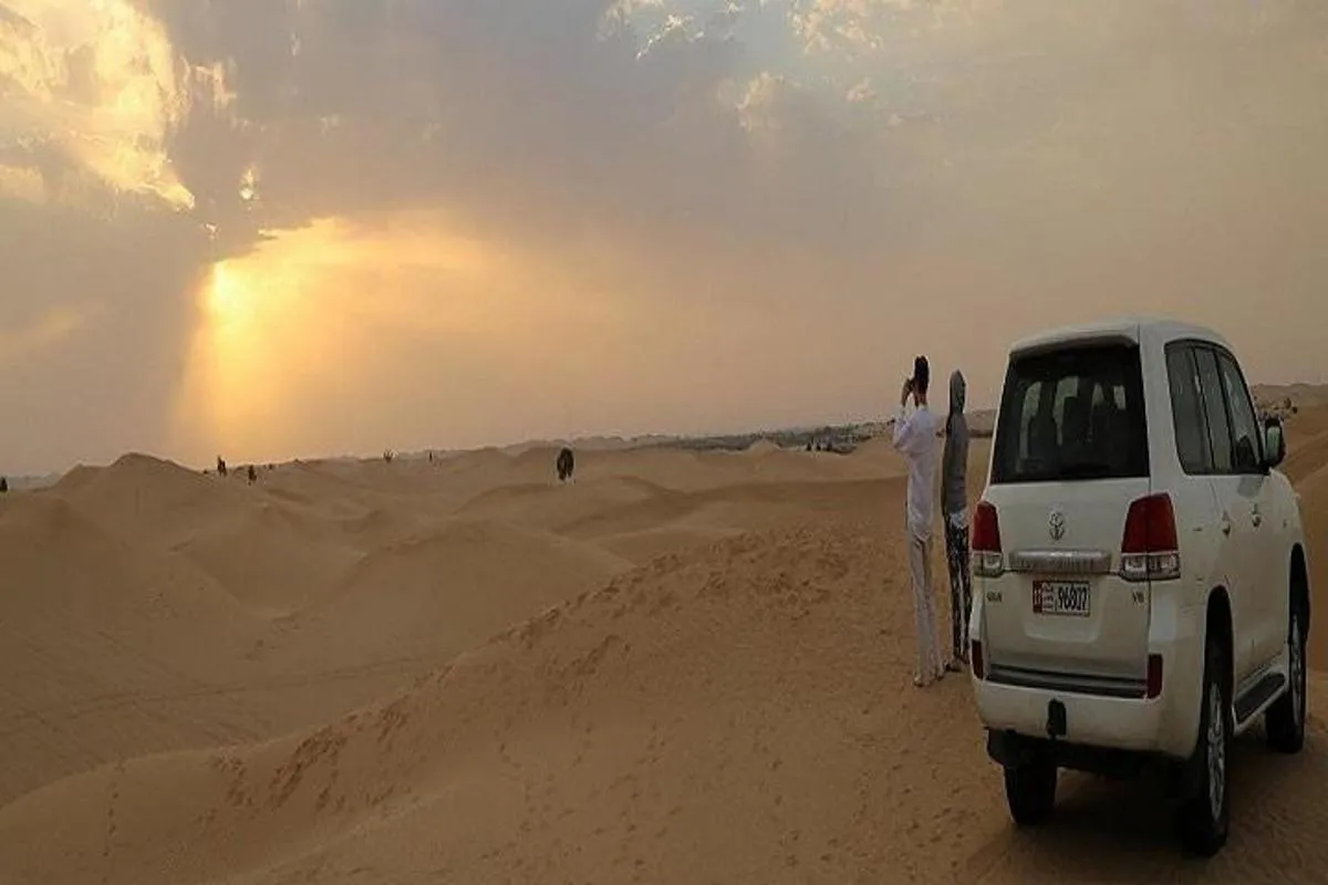 Image 1 of Sunrise Desert Safari from Abu Dhabi