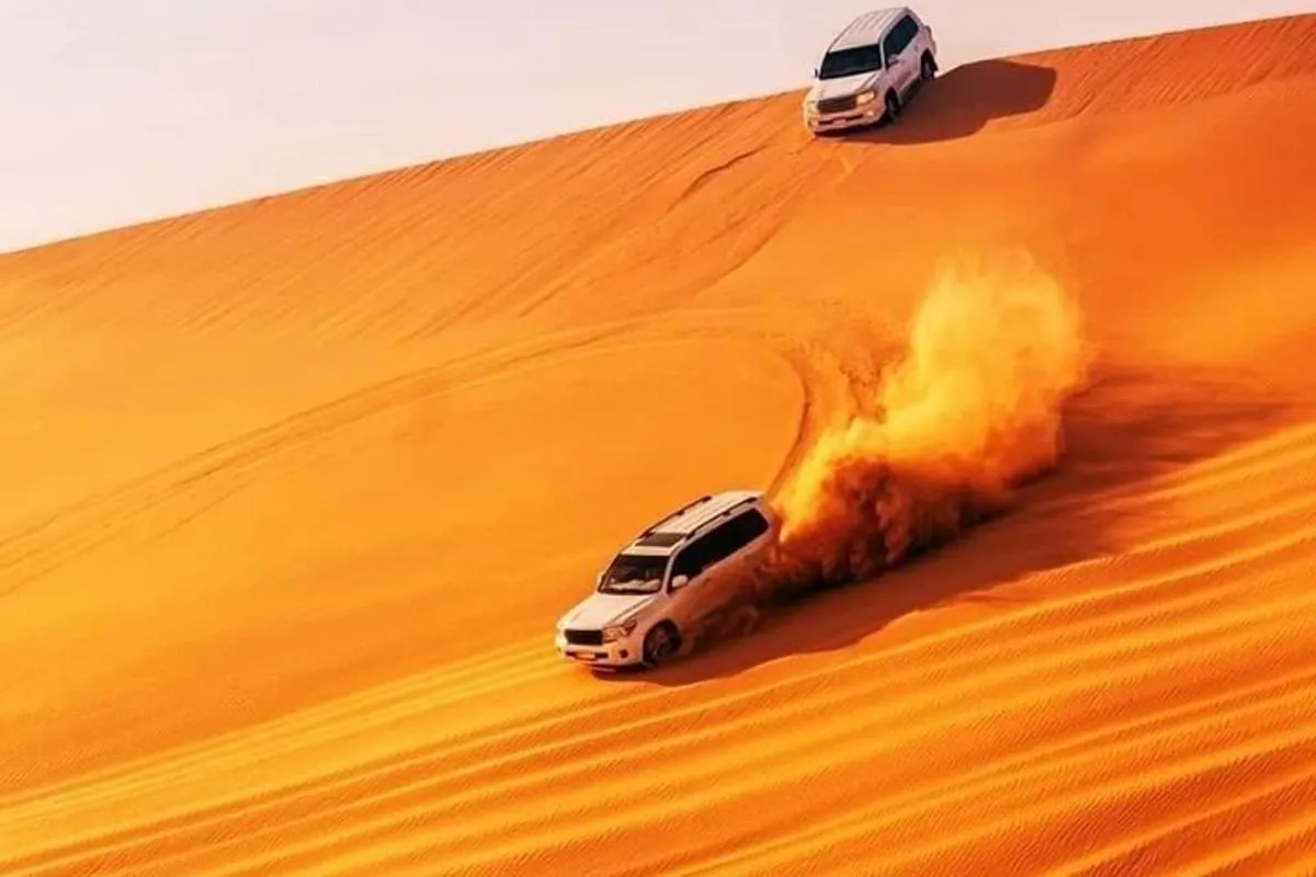 Image 0 of Sunset Evening Safari,Camel ride,live shows and BBQ Dinner with No Hidden Charge