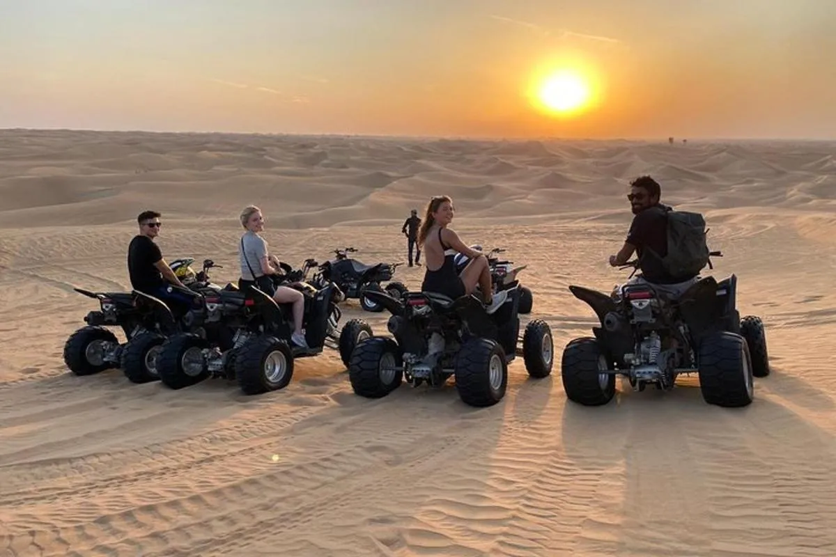 Image 5 of Sunset Quad Bike Tour Dubai (Deep desert ride , sunset in desert)