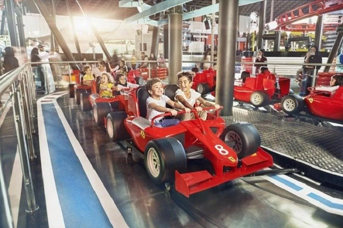 Image 1 of Warner Bros World and Ferrari World Combo Ticket with transfer from Dubai