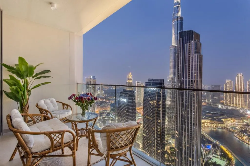 65th High Floor – 4 BR Apartment with best Opera, Fountain & Burj Khalifa View – Downtown Dubai – Forte Tower 1 by Stayfinity for max 9 Guests