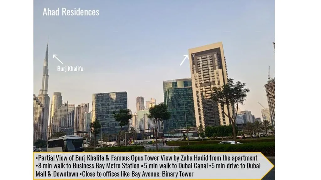 Ahad Residences Studio- 15mins Walk To Dubai Mall