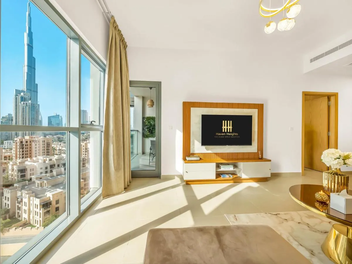 Downtown dubai with burj khalifa view haven heights holiday homes - 2
