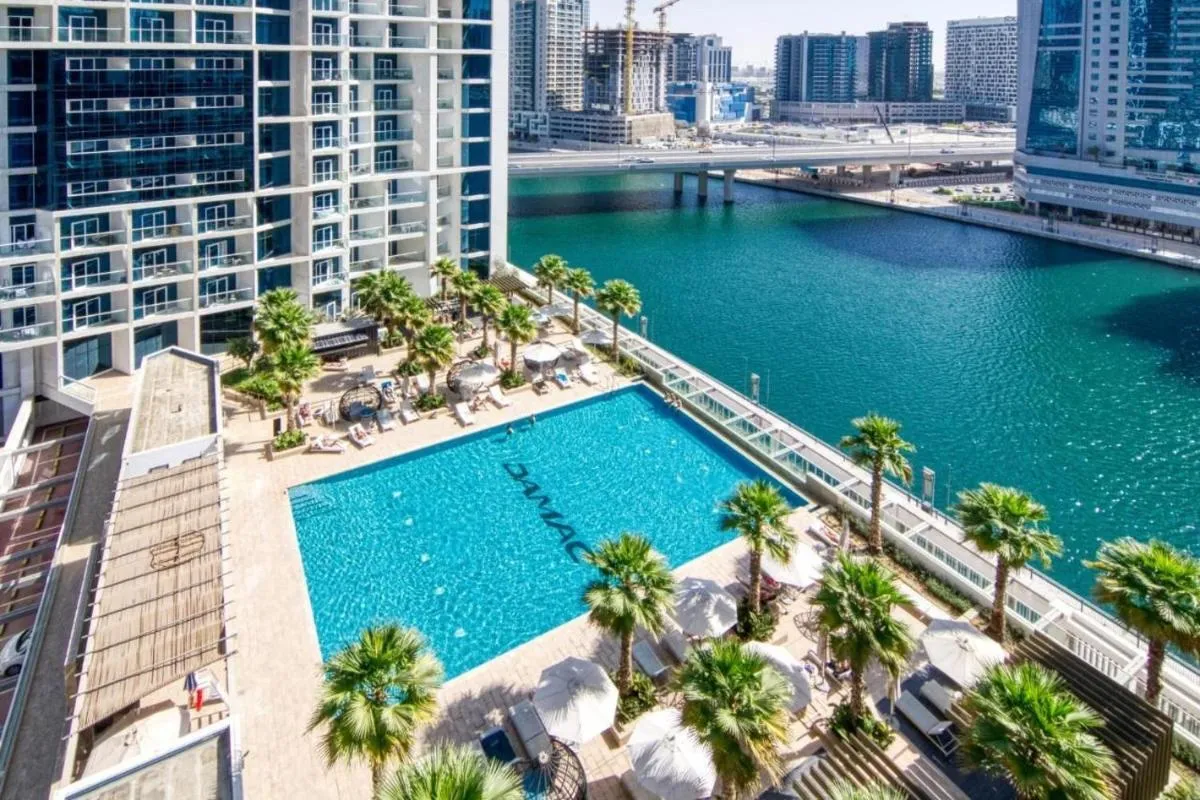 Furnished Apartment with Big Balcony, Full Canal View, High Floor - 2