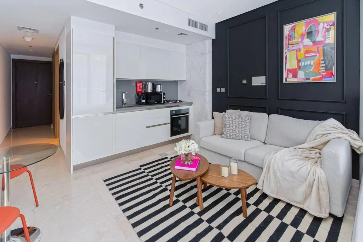 Luxurious Flat 3min To Burj Khalifasleeps 3! - 2