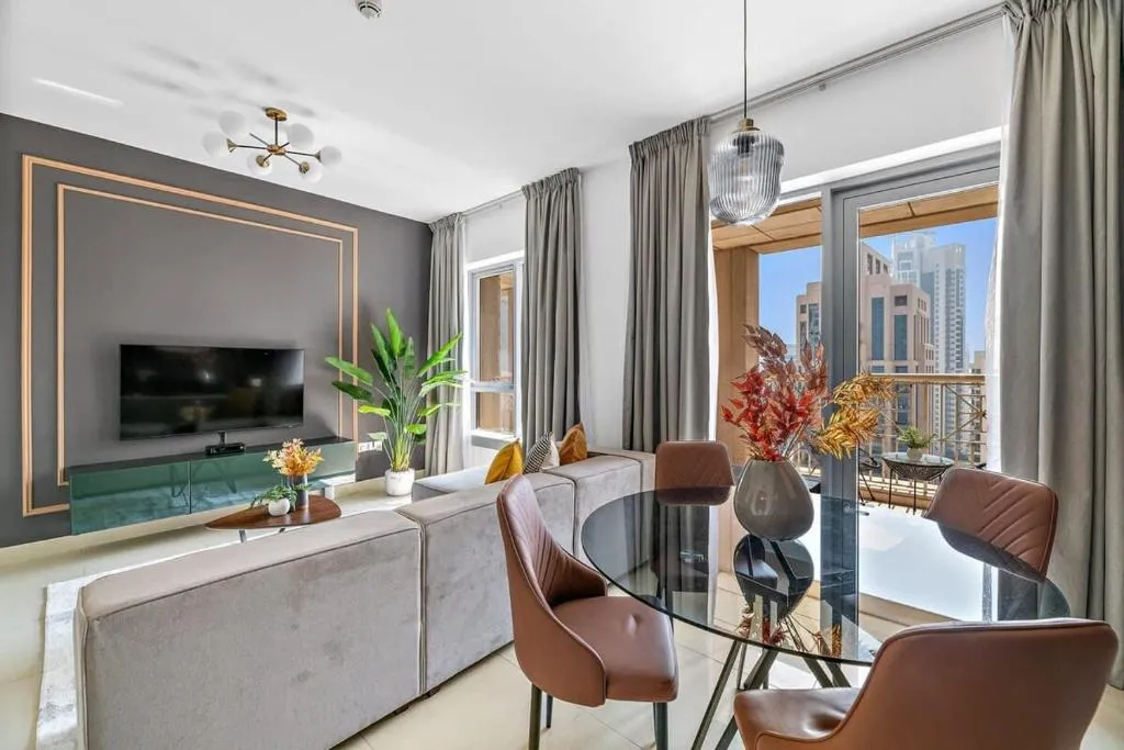 Silkhaus high floor 1BDR near Burj Khalifa with balcony