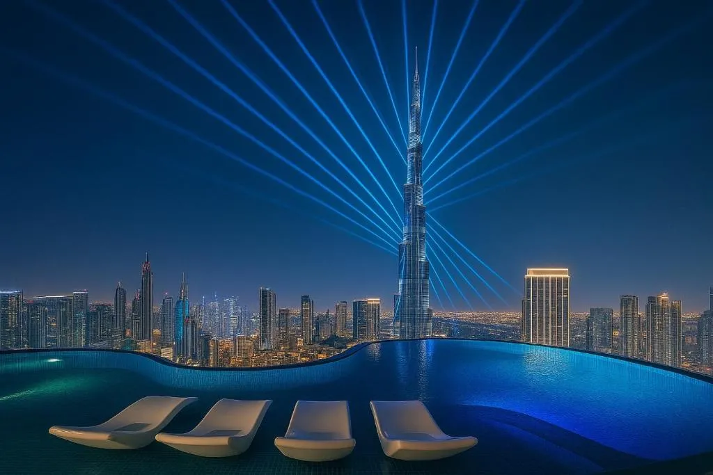 2BR Ocean View – Scenic Infinity Pool in Downtown Dubai