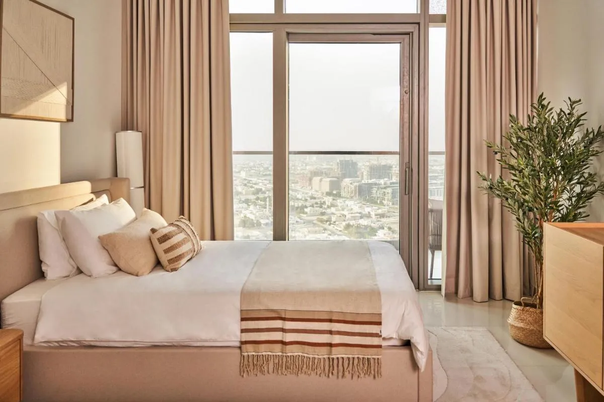 2bd Apartment Paramount Midtown Hotel – 6 guests – Burj views 64th floor infinity pool, King bed - 2
