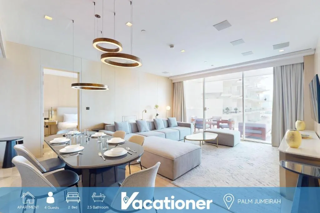 FIVE Palm South -Opulent Two Bedroom with Sea View