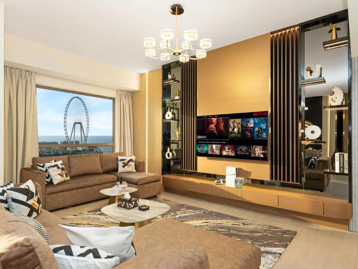 Super LUXURY 2 BHK – Dubai Eye & Palm View – JBR Beach - 2