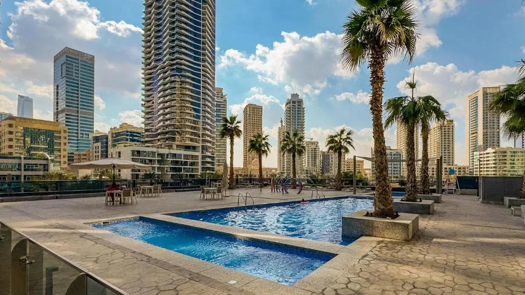 Walk to JBR Beach – Luxe 3BR with Marina & Sea Views