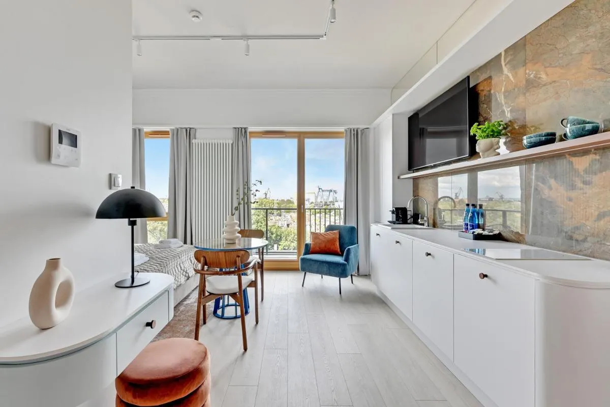 Image 3 of Downtown Apartments Riverside Nadmotławie – Sauna, Gym & Parking