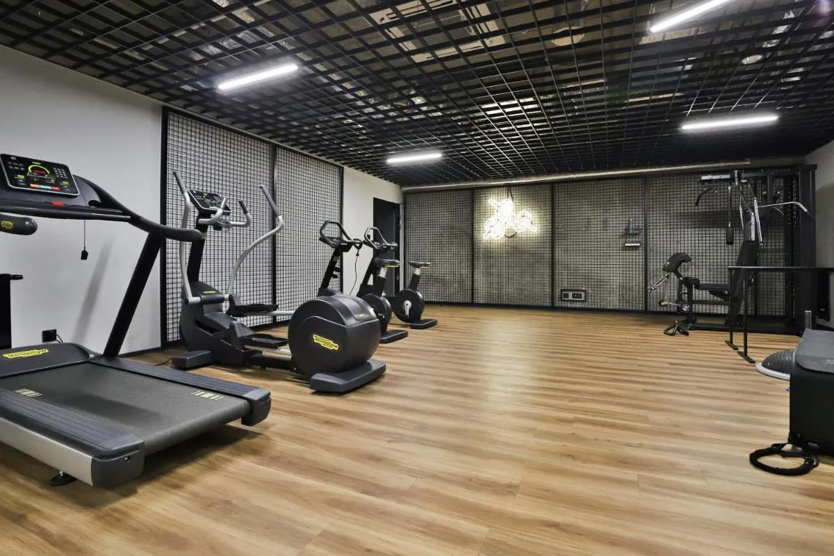 Image 4 of Green Apartment in Gdańsk with Free Access to the Gym and Parking by Renters