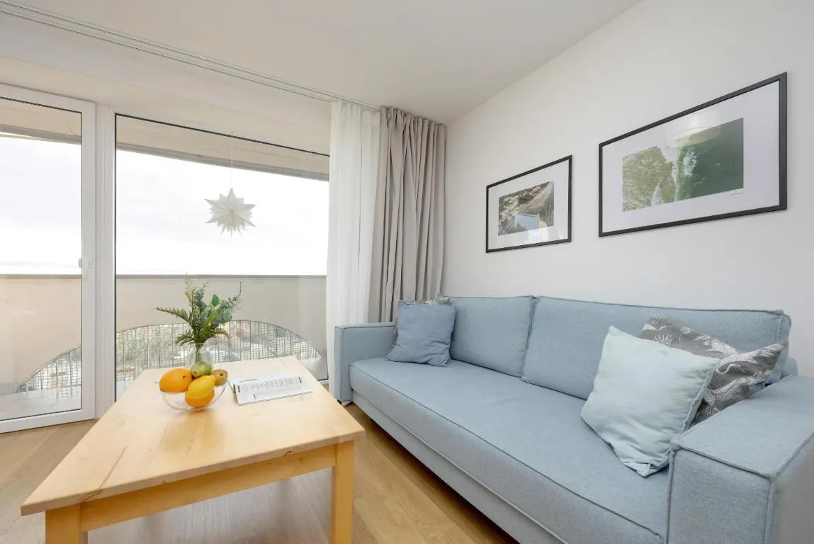 Image of Near the Beach Apartment with Two Bedrooms and Balcony in Gdańsk by Renters