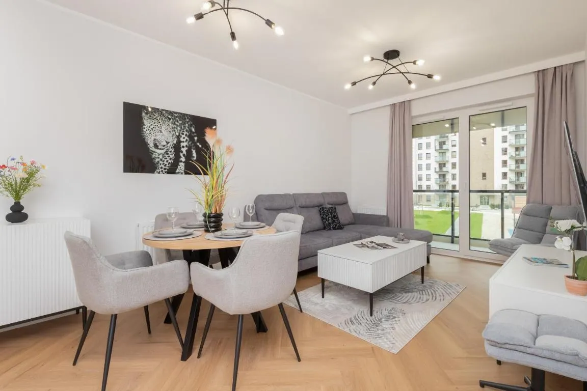 Image of Nowa Letnica Comfortable Apartments with Balcony & Parking Gdańsk by Renters