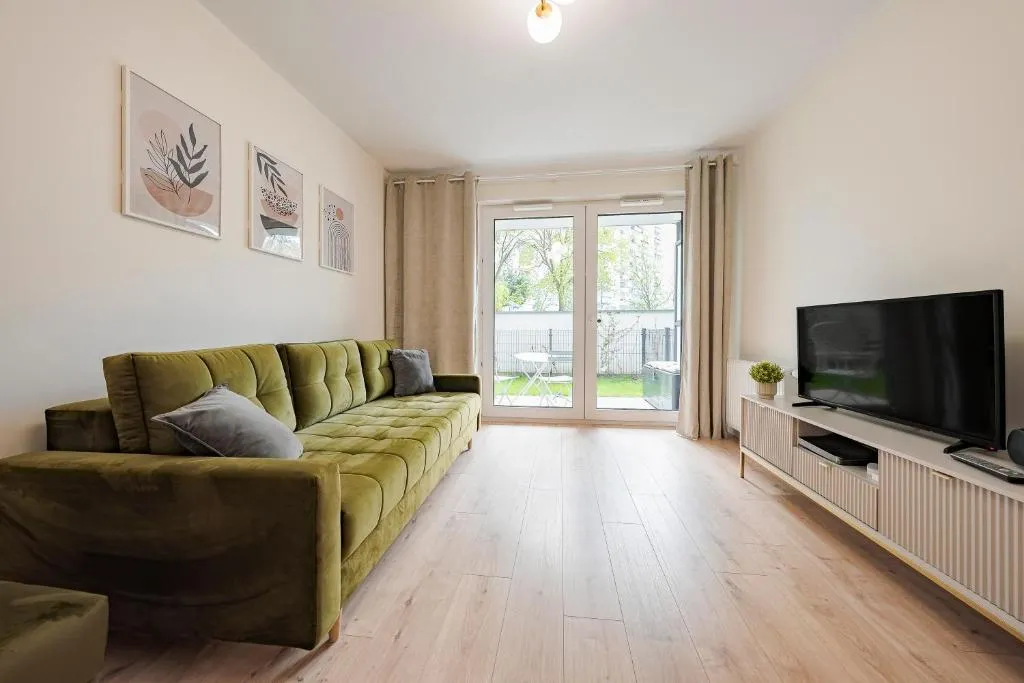 Image of Hello Apartments Sea Salt Gdansk z ogrodkiem i prywatnym miejscem postojowym