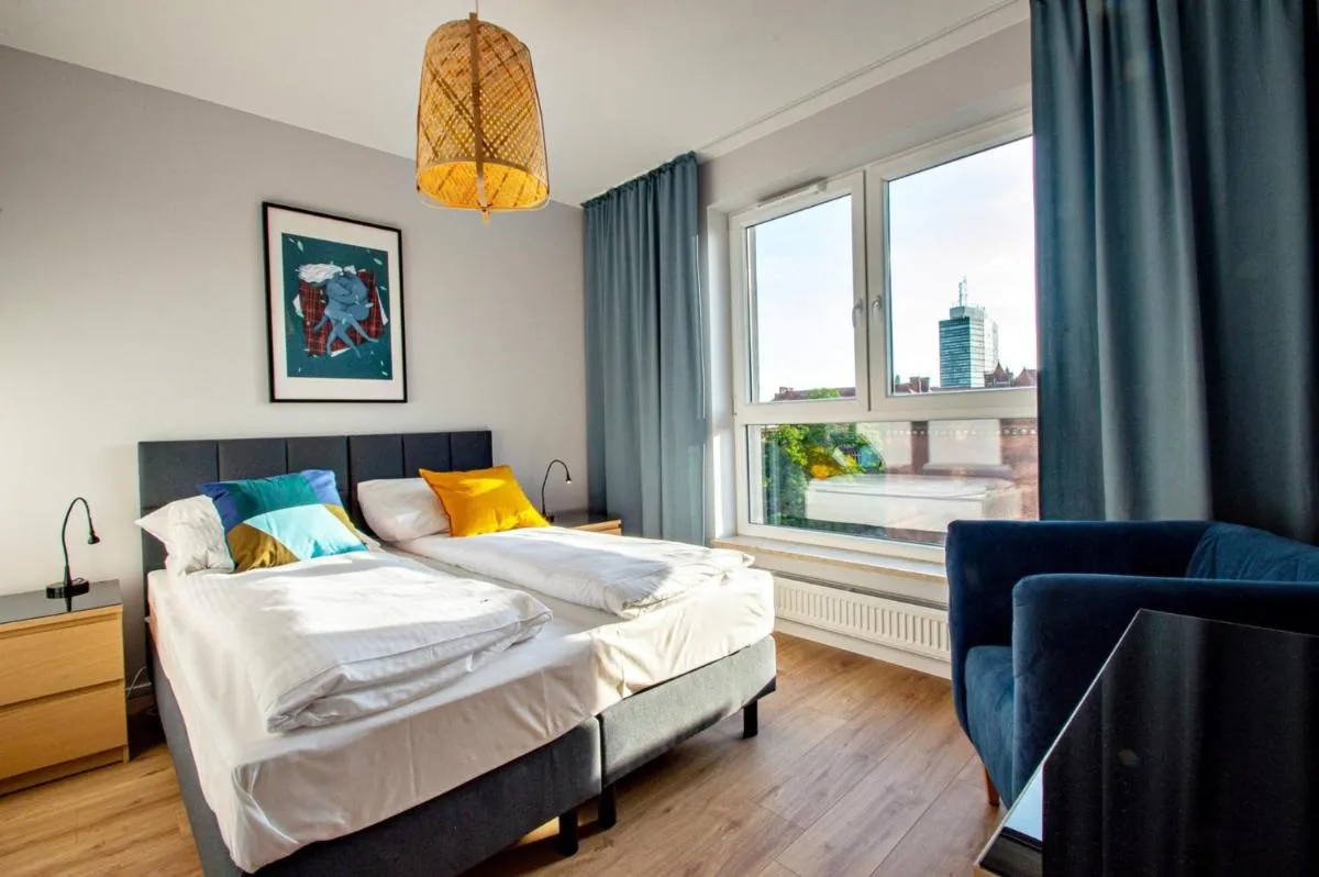 Image 1 of Modern, two bedroom, shipyard view apartment by Grand Apartments