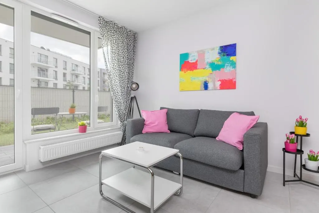 Image of Sea and Stadium Apartments in good design with Parking & Garden by Rent like home