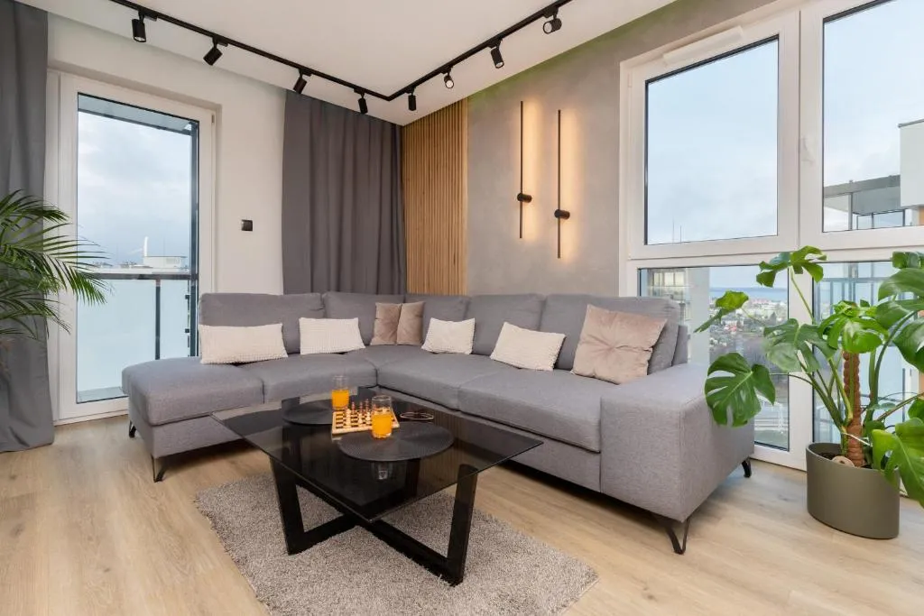 Image of Apartment with Two Bedrooms, Balcony, Parking and Access to Sauna in Gdańsk by Noclegi Renters