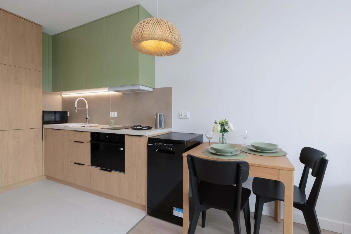 Image 6 of Bright Studio Mostek in Gdańsk with Balcony 3city by Noclegi Renters