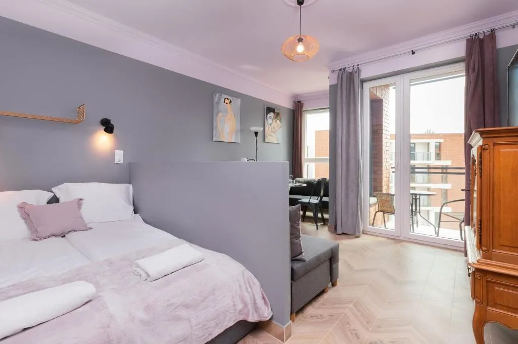 Image of Gdańsk Old Town Wałowa Apartment with Balcony by Noclegi Renters