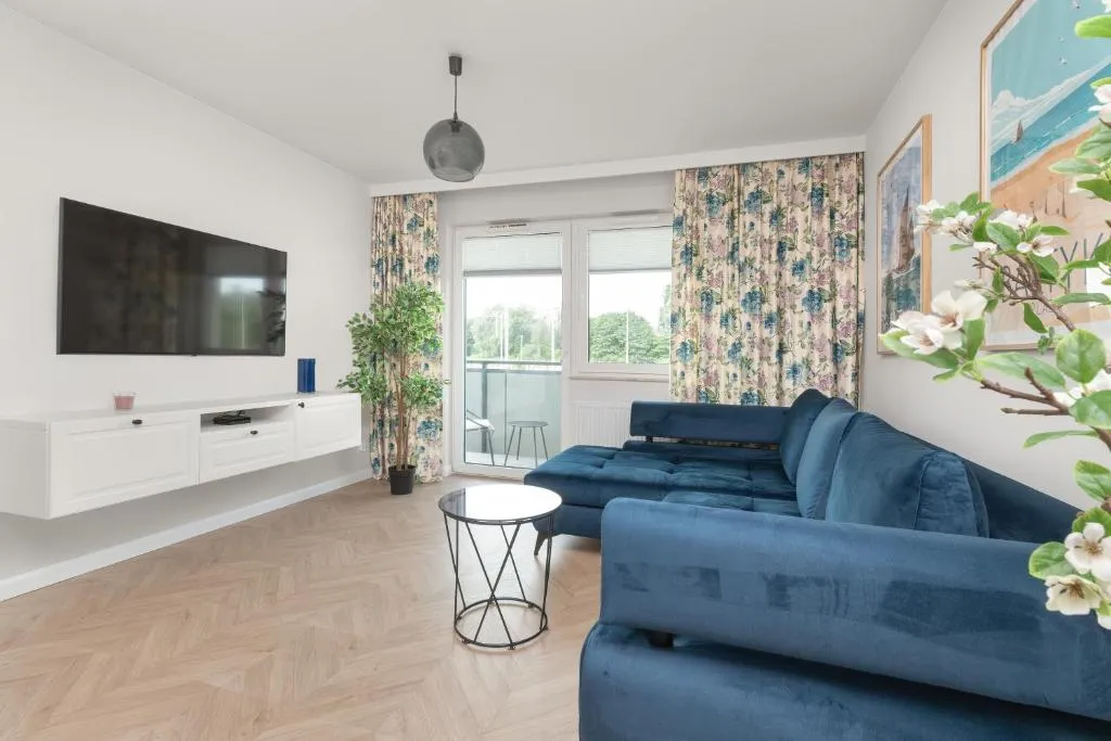 Image of Latarników Estate Apartment with Balcony & Parking Gdańsk by Noclegi Renters