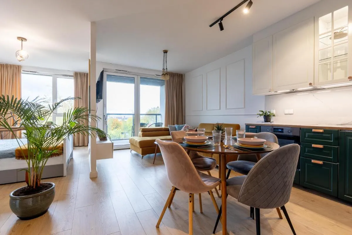 Image 3 of Nowoczesny Apartament nad Motławą Chlebova – siłownia i bawialnia GRATIS