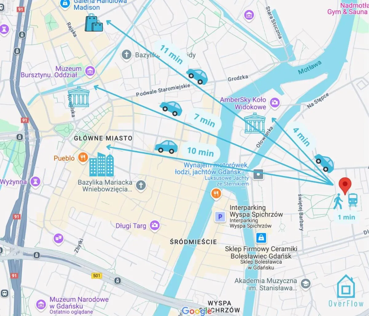 Image 5 of Seredino Relax Apartment- Romantic Escape with a Bathtub in the Bedroom, 5 Minutes to Gdańsk Old Town & Seaside