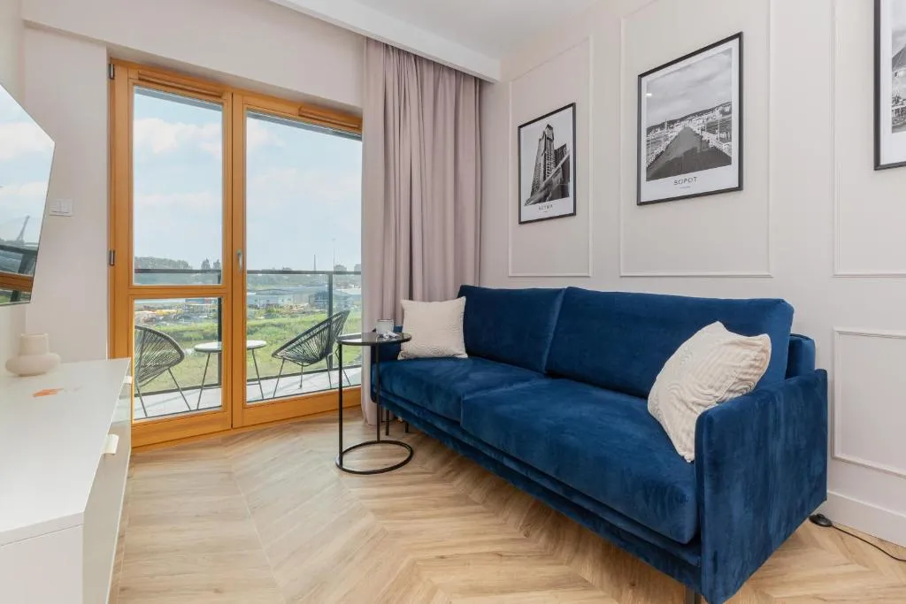 Image of Sienna Grobla Apartment with View of the Motława Terrace & Sauna, Gym by Noclegi Renters