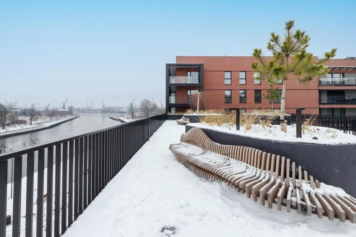 Image 6 of Sienna Grobla Apartment with View of the Motława Terrace & Sauna, Gym by Noclegi Renters