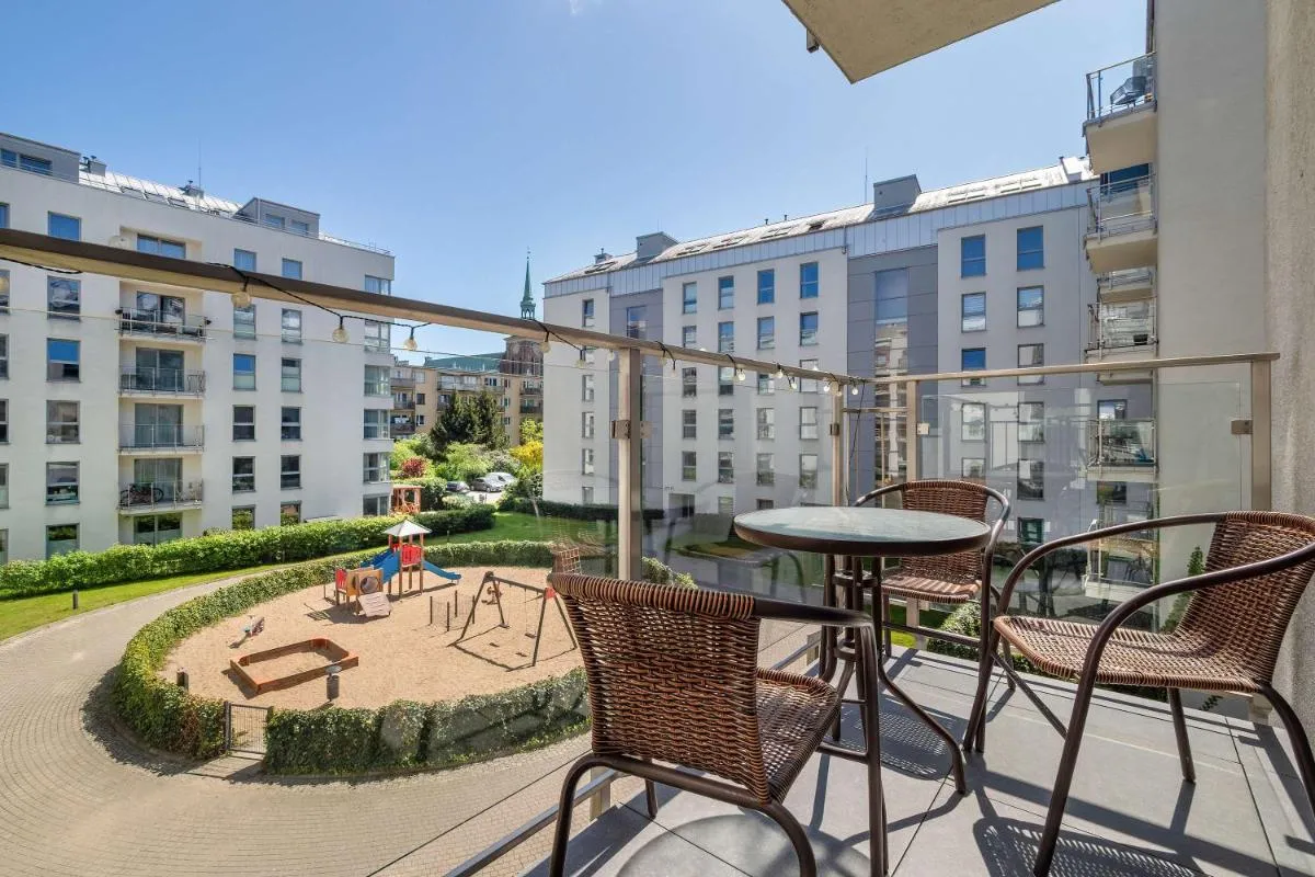 Image 2 of Stylish Apartment with Balcony & Parking Old Town Gdańsk by Noclegi Renters