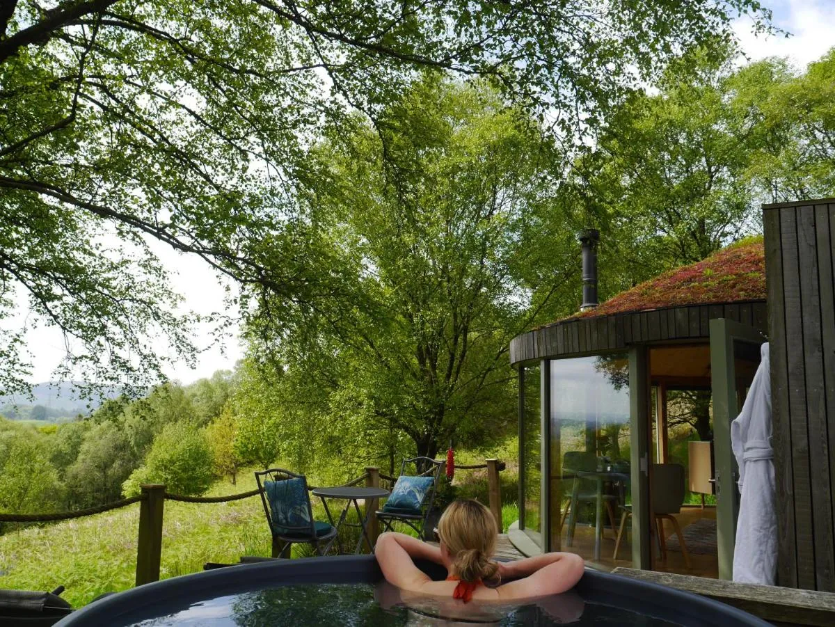 Image 2 of Craigmaddie Muir Roundhouse with Hot Tub Romantic, Luxury, Rural Stay for 2 Near Milngavie